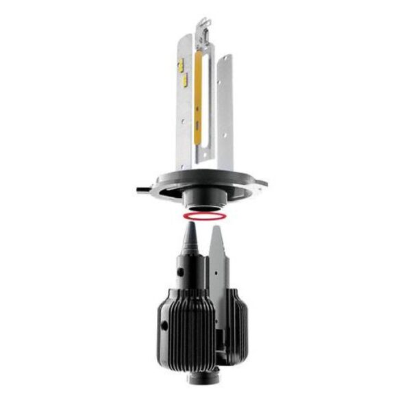 H4 9-32V P43t 12LED 6.500K 4.000lm 20W CANBUS SEOUL CSP-Y19chips HALO LED BLADE 2ΤΕΜ. - Image 4