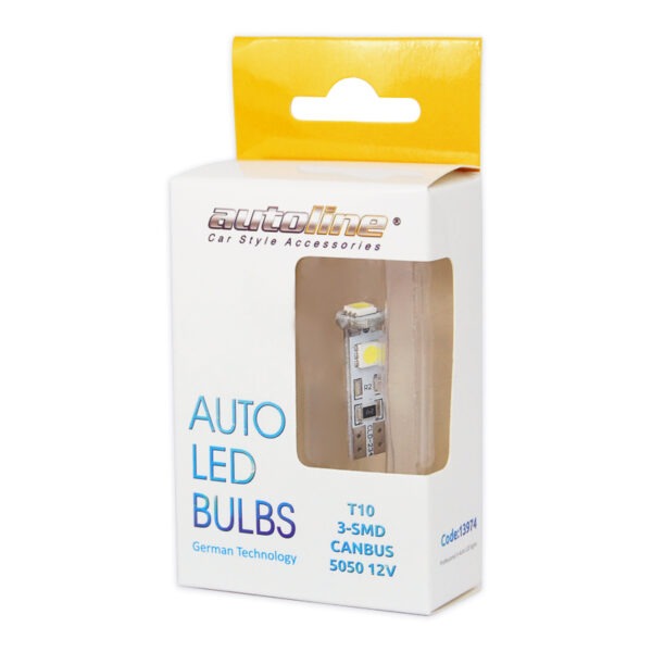 ΛΑΜΠΕΣ LED Τ10 CANBUS 2 ΤΜΧ - Image 2