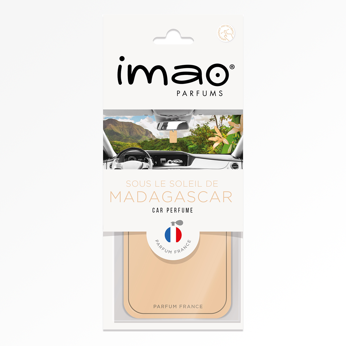 madagascar-doftokort-product-image@1200x1200 Αρωματικό Αυτοκινήτου Κρεμαστό IMAO MADAGASKAR - Image 1