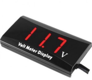 Led ψηφιακό Βολτόμετρο DC 12V Κόκκινο