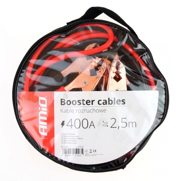 ΡΕΥΜΑΤΟΔΟΤΕΣ 400A 2,5m (ΚΑΛΩΔΙΑ ΦΟΡΤΙΣΗΣ ΜΠΑΤΑΡΙΑΣ) AMiO - 1 ΤΕΜ.2 ΡΕΥΜΑΤΟΔΟΤΕΣ 400A 2,5m (ΚΑΛΩΔΙΑ ΦΟΡΤΙΣΗΣ ΜΠΑΤΑΡΙΑΣ) AMiO - 1 ΤΕΜ. - Image 3