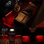 Σύστημα εσωτερικού φωτισμού αυτοκινήτου LED RGB  12smd led 12v - Image 3