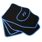 Πατάκια Μοκέτα Αυτοκινήτου Universal Foot Print Mπλέ- 4τμχ