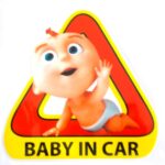 Αυτοκόλλητο αυτοκινήτου “Baby in car”