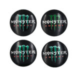 Αυτοκόλλητα Αλουμινίου Ζαντών Monster  4 τμχ