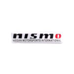 Αδιάβροχο Αυτοκόλλητο Αλουμινίου Nismo International 12 x 2.7cm – Ασημί