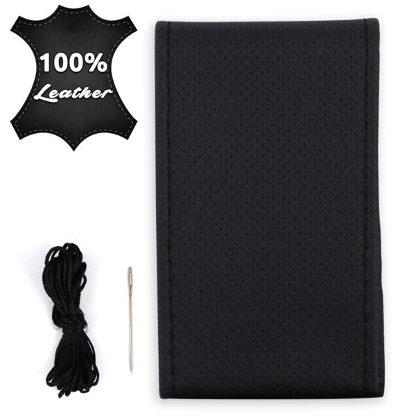 ΚΑΛΥΜΜΑ ΤΙΜΟΝΙΟΥ ΔΕΡΜΑΤΙΝΟ ΡΑΦΤΟ 38cm ΚΑΛΥΜΜΑ ΤΙΜΟΝΙΟΥ ΔΕΡΜΑΤΙΝΟ ΡΑΦΤΟ 38cm - Image 1