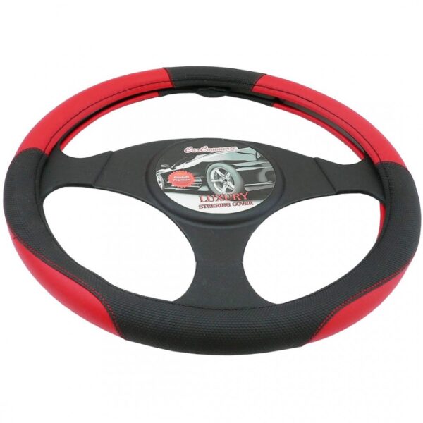 42571-cc-1000x1000 ΚΑΛΥΜΜΑ ΤΙΜΟΝΙΟΥ LUXURY 37-39,5 Cm (ΜΑΥΡΟ/ΚΟΚΚΙΝΟ ΔΕΡΜΑΤΙΝΗ) - Image 1