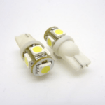 Ψείρες led t10 5 smd λευκό 2τμχ