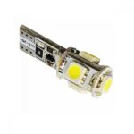 Λάμπα W5W 5xSMD 5050 Με CAN-BUS 12V Λευκή 2τεμ.
