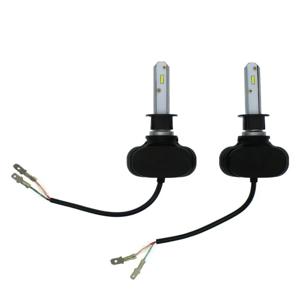 H1 S1 LED Headlight CSP 12V/24V 2 X 25W (50W 8000LM) 6500K - Image 3
