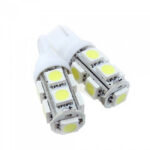 Ψείρες led t10 9 smd λευκό 2τμχ