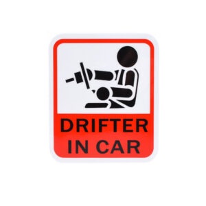 Μονό Αυτοκόλλητο Αδιάβροχο – DRIFTER IN CAR