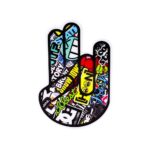 Μονό Αυτοκόλλητο Αδιάβροχο – DC Sticker Hand