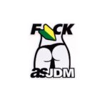 Μονό Αυτοκόλλητο Αδιάβροχο – F%CK as JDM
