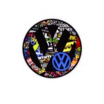Μονό Αυτοκόλλητο Αδιάβροχο – Sticker Bomb Volkswagen