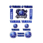 Σετ Αδιάβροχα Αυτοκόλλητα – Yamaha – Μπλε 17τμχ