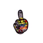 Μονό Αυτοκόλλητο Αδιάβροχο – Sticker Bomb, The Finger