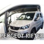 PEUGEOT PARTNER III 2D / PEUGEOT RIFTER 4D/5D / CITROEN BERLINGO III 4D/5D / OPEL COMBO E 4D/5D LOV 2018+ ΖΕΥΓΑΡΙ ΑΝΕΜΟΘΡΑΥΣΤΕΣ ΑΠΟ ΕΥΚΑΜΠΤΟ ΦΙΜΕ ΠΛΑΣΤΙΚΟ HEKO - 2 - Image 3