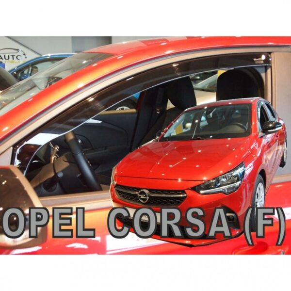 OPEL CORSA F 5D 2019+ / PEUGEOT 208 5D 2019+ ΣΕΤ ΑΝΕΜΟΘΡΑΥΣΤΕΣ ΑΥΤΟΚΙΝΗΤΟΥ ΑΠΟ ΕΥΚΑΜΠΤΟ ΦΙΜΕ ΠΛΑΣΤΙΚΟ HEKO - 4 ΤΕΜ. - Image 2
