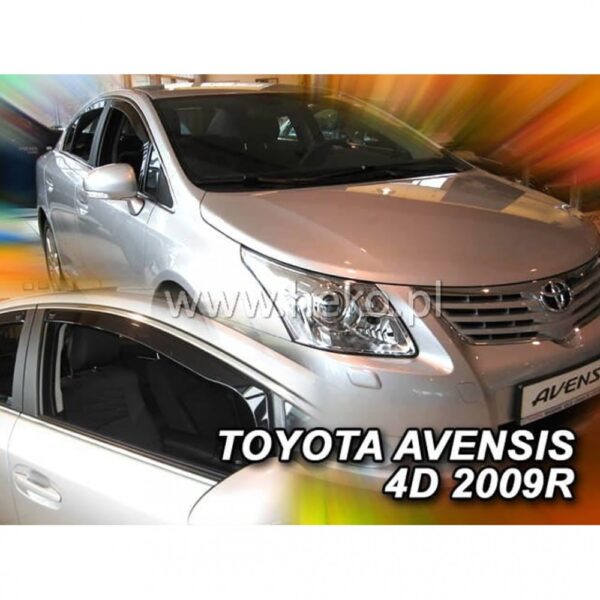TOYOTA AVENSIS 4D/5D 2009+ ΖΕΥΓΑΡΙ ΑΝΕΜΟΘΡΑΥΣΤΕΣ ΑΠΟ ΕΥΚΑΜΠΤΟ ΦΙΜΕ ΠΛΑΣΤΙΚΟ HEKO - 2 ΤΕΜ. - Image 1