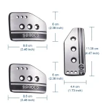 Σετ Πεταλιέρες Sparco Racing από Αλουμίνιο - Image 2