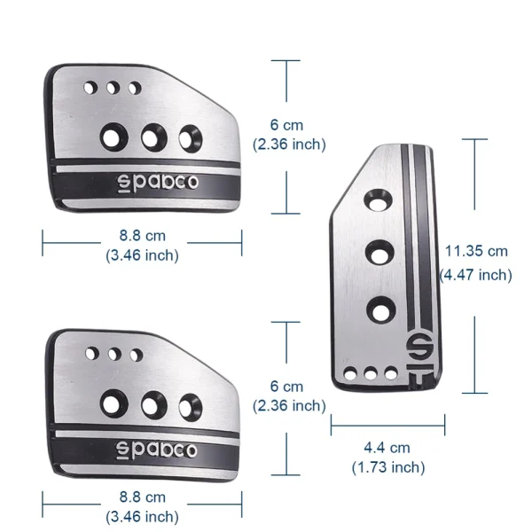 Σετ Πεταλιέρες Sparco Racing από Αλουμίνιο - Image 2