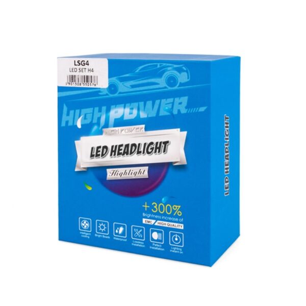 H4 9>32V 6.500K 5.000lm 50W CSP1860 LED LSG SERIES +300% KIT M-TECH - 2 ΤΕΜ. - Image 3