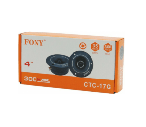 FONY Tweeter Αυτοκινήτου Στρογγυλά CTC-17G 4″ 300W - Image 2