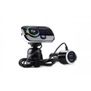 FM TRANSMITTER ΑΝΑΠΤΗΡΑ BT-03 QC 3.0 BLUETOOTH ΜΕ ΦΟΡΤΙΣΤΗ USB 2,4A