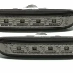 Led φλας για BMW E46 (1998-2001) / E46 Compact - μαύρο - σετ 2τμχ.