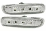 Led φλας για BMW E46 sedan / coupe (1998-2001) / E46 Compact - χρωμίου - σετ 2τμχ.