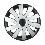 Τάσια Leoplast Cliff μαύρο / ασημί - 16" ιντσών - 4τμχ.