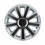 Τάσια Leoplast Flash ασημί / μαύρο - 16" ιντσών - 4τμχ.