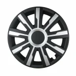 Τάσια Leoplast Luxor μαύρο / ασημί - 14" ιντσών - 4τμχ.