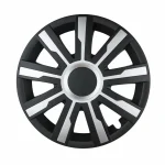 Τάσια Leoplast Luxor μαύρο / ασημί - 16" ιντσών - 4τμχ.