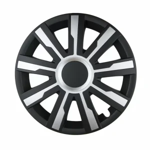 Τάσια Leoplast Luxor μαύρο / ασημί - 15" ιντσών - 4τμχ.