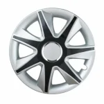 Τάσια Leoplast Run ασημί / μαύρο - 16" ιντσών - 4τμχ.