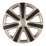 Τάσια αυτοκινήτου WJ-5085-16-AM - 16" ιντσών - Μαύρο / Ασημί - 4 τμχ.