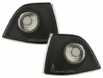 Φλας δίπλα στο φανάρι BMW E36 (1991-1999) coupe - μαύρο - σετ 2τμχ.