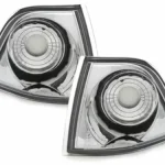 Φλας δίπλα στο φανάρι BMW E36 (1991-1999) coupe - χρωμίου - σετ 2τμχ