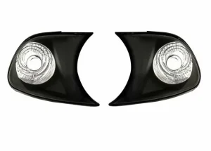Φλας δίπλα στο φανάρι BMW E46 coupe (1999-2001) - μαύρο - σετ 2τμχ.
