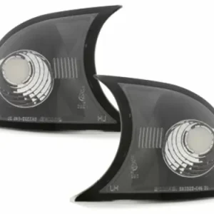 Φλας δίπλα στο φανάρι BMW E46 coupe (2001-2003) - μαύρο - σετ 2τμχ.