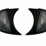 Φλας δίπλα στο φανάρι BMW E46 coupe / cabrio (1999-2001) - φιμέ - σετ 2τμχ.