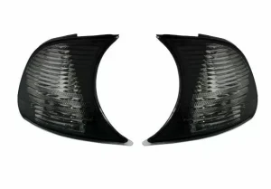 Φλας δίπλα στο φανάρι BMW E46 coupe / cabrio (1999-2001) - φιμέ - σετ 2τμχ.