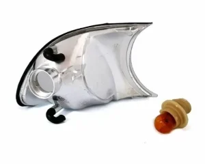 Φλας δίπλα στο φανάρι BMW E46 coupe / cabrio (2001-2003) - χρωμίου - σετ 2τμχ. - Image 2