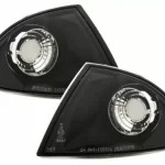 Φλας δίπλα στο φανάρι BMW E46 sedan (1998-2001) - μαύρο - σετ 2τμχ.