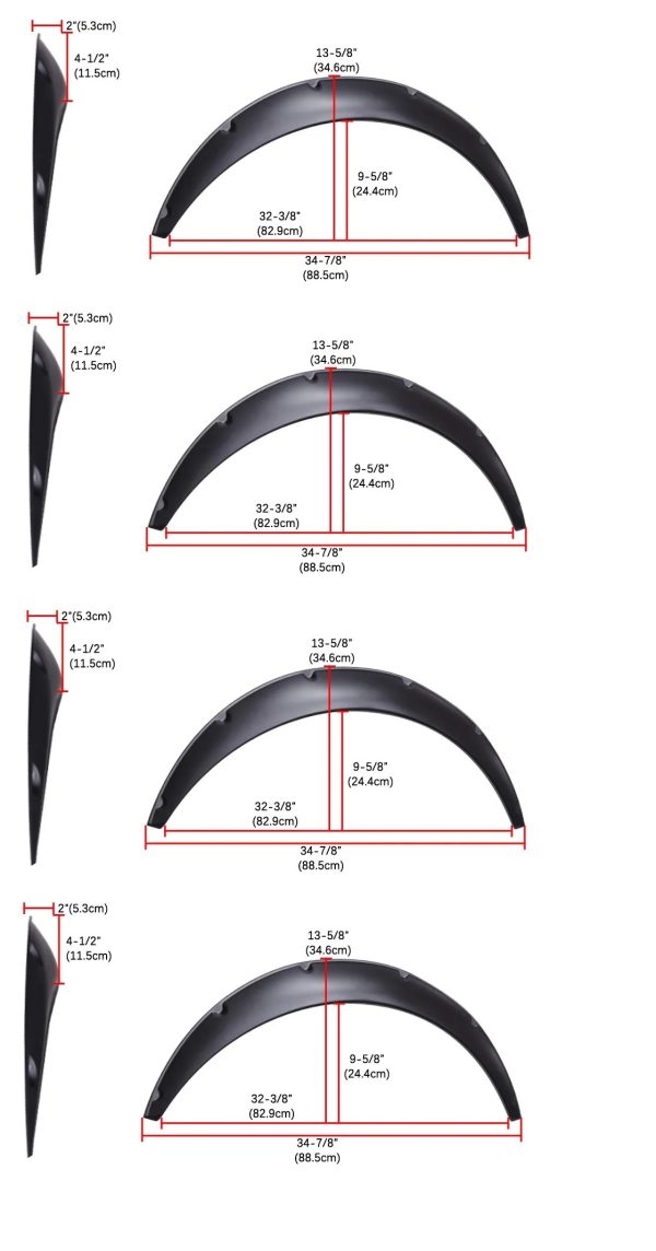 Φτερά τροχών - Φρυδάκια τροχών- fender flares - Image 6