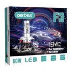 2x Aerbes® Λαμπτήρες LED SMD Φώτα Πορείας H11 60W 6000K F3 7200Lm