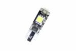 Led λάμπα τύπου Τ10 με 3 SMD led - CANBUS 6000K - 2τμχ BOSMA - Image 2